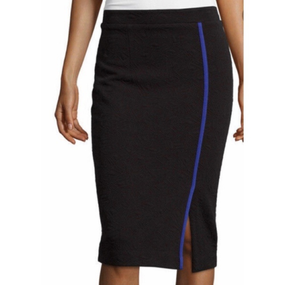 Nicole by Nicole Miller Black Pencil Skirt